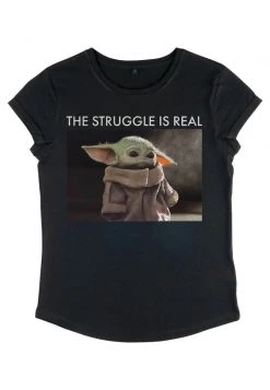 Henry Tiger STAR WARS: THE MANDALORIAN - BABY YODA MEME - T-Shirt Print - Black | Damen -Günstiges Henry Tiger Geschäft 004c32ce7f9741e6952d49c3a6292a42