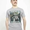 Henry Tiger STAR WARS UNISEX FLYING INTO THE WEEKEND - T-Shirt Print - Melange Grey
