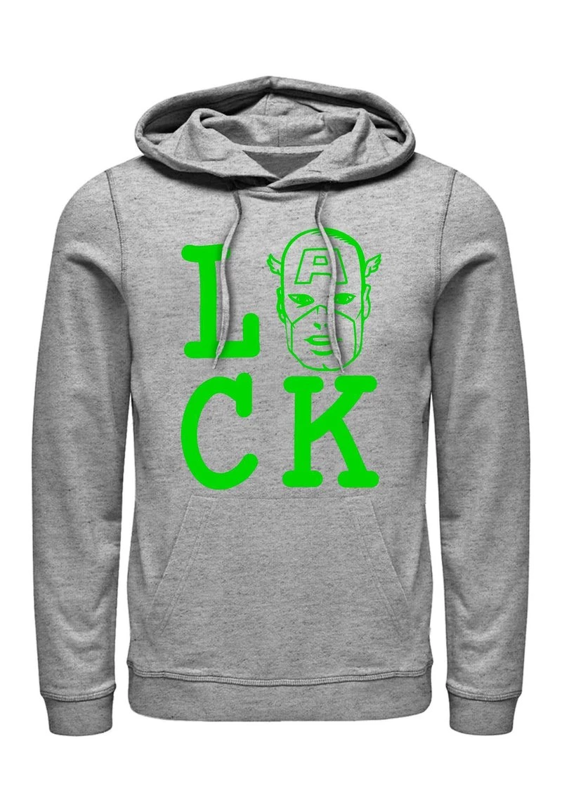 Henry Tiger Unisex MARVEL CAPTAIN OF LUCK - Sweatshirt - Melange Grey 1 Henry Tiger Unisex MARVEL CAPTAIN OF LUCK - Sweatshirt - Melange Grey