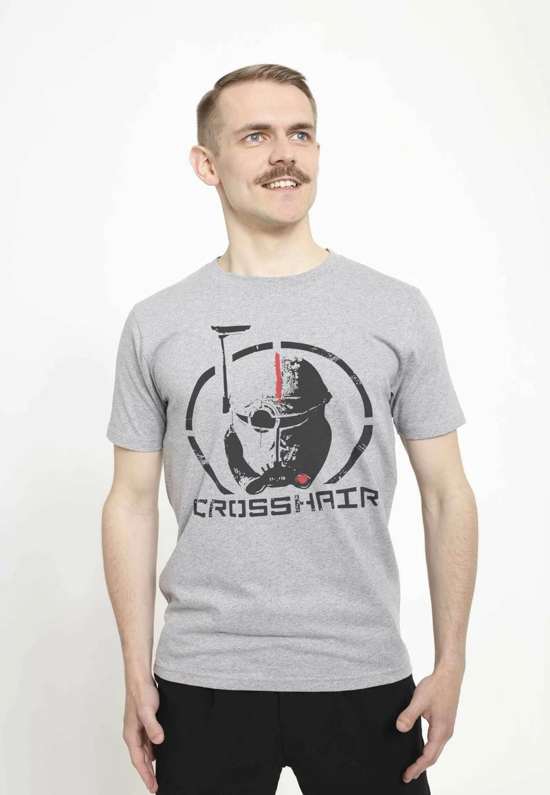 Henry Tiger STAR WARS CROSSHAIR - T-Shirt Print - Melange Grey | Unisex 1 Henry Tiger STAR WARS CROSSHAIR - T-Shirt Print - Melange Grey | Unisex