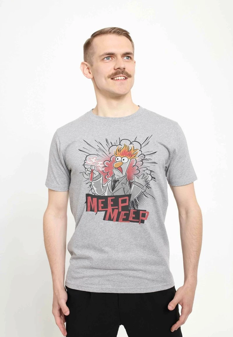 Henry Tiger Unisex DISNEY BEAKER MEEP - T-Shirt Print - Melange Grey 2 Henry Tiger Unisex DISNEY BEAKER MEEP - T-Shirt Print - Melange Grey – Bild 2
