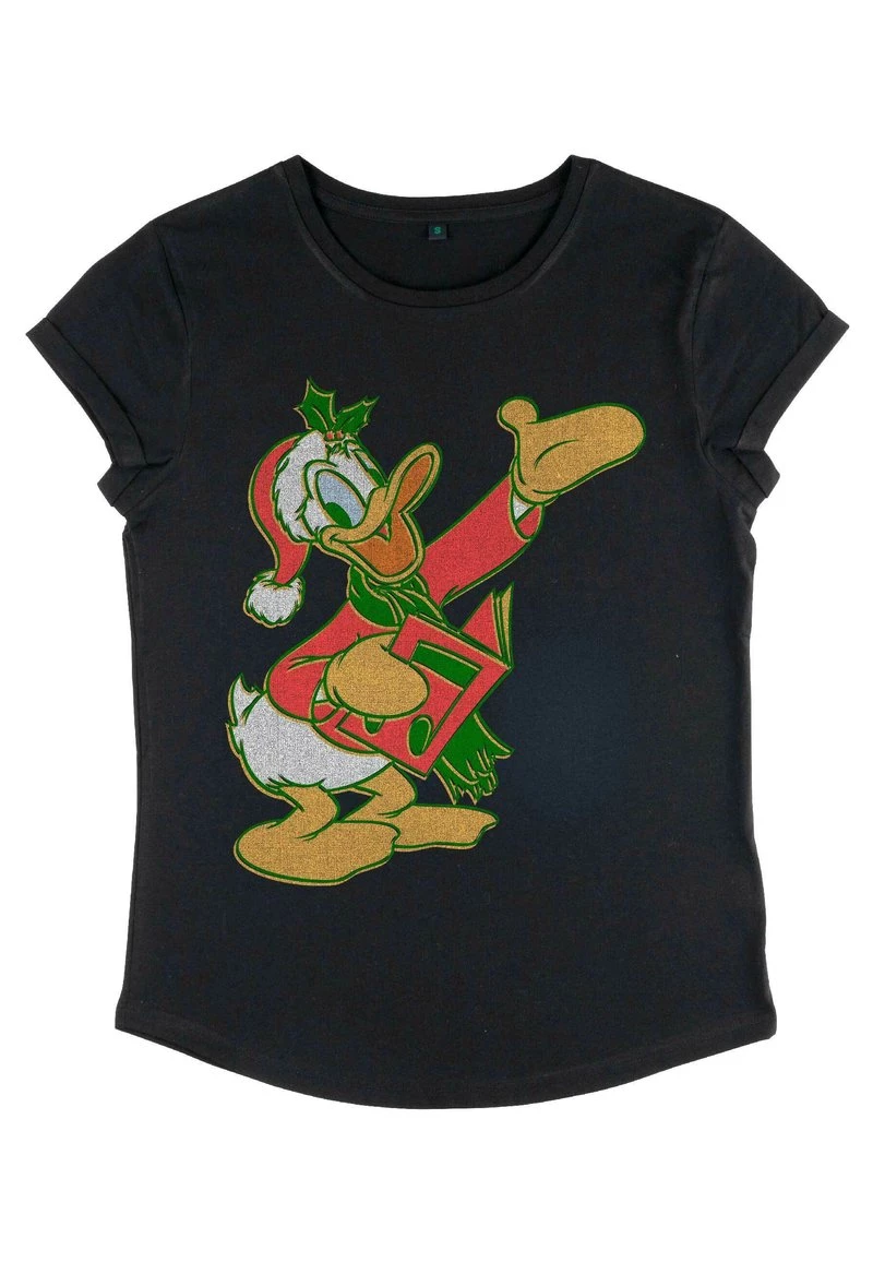 Henry Tiger DISNEY CLASSICS MICKEY CLASSIC - DUCK CAROLS - T-Shirt Print - Black | Damen 5 Henry Tiger DISNEY CLASSICS MICKEY CLASSIC - DUCK CAROLS - T-Shirt Print - Black | Damen – Bild 5