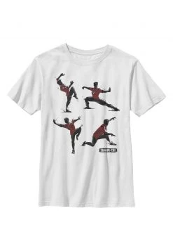 Henry Tiger Unisex MARVEL KARATE POSES SHANG-CHI - T-Shirt Print - White