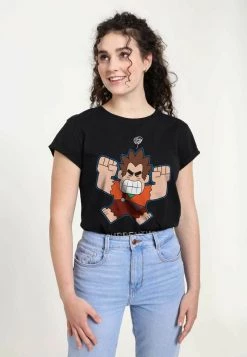 Henry Tiger DISNEY WRECK-IT RALPH 2 - CURRENT MOOD - T-Shirt Print - Black | Damen -Günstiges Henry Tiger Geschäft 03a9a4ddce094927b5139eb40a25babb