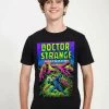 Henry Tiger Unisex MARVEL AVENGERS CLASSIC - STRANGE GLOW - T-Shirt Print - Black