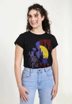 Henry Tiger DISNEY BEAUTY SPLIT - T-Shirt Print - Black | Damen -Günstiges Henry Tiger Geschäft 0410b6cc5c2647d8af840afbac54067c