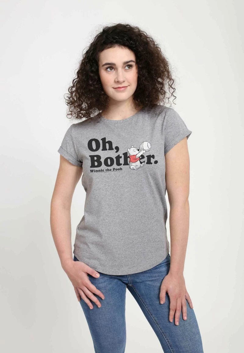 Henry Tiger Damen DISNEY CLASSICS MORE BOTHERS - T-Shirt Print - Melange Grey 1 Henry Tiger Damen DISNEY CLASSICS MORE BOTHERS - T-Shirt Print - Melange Grey