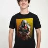 Henry Tiger Unisex STAR WARS: THE MANDALORIAN - SOLO MARSHAL - T-Shirt Print - Black