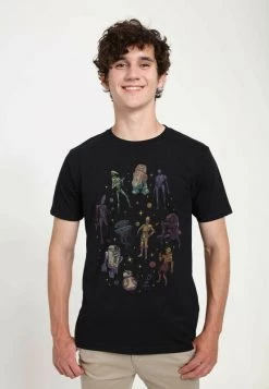 Henry Tiger STAR WARS UNISEX SIDEKICK CIRCLE - T-Shirt Print - Black