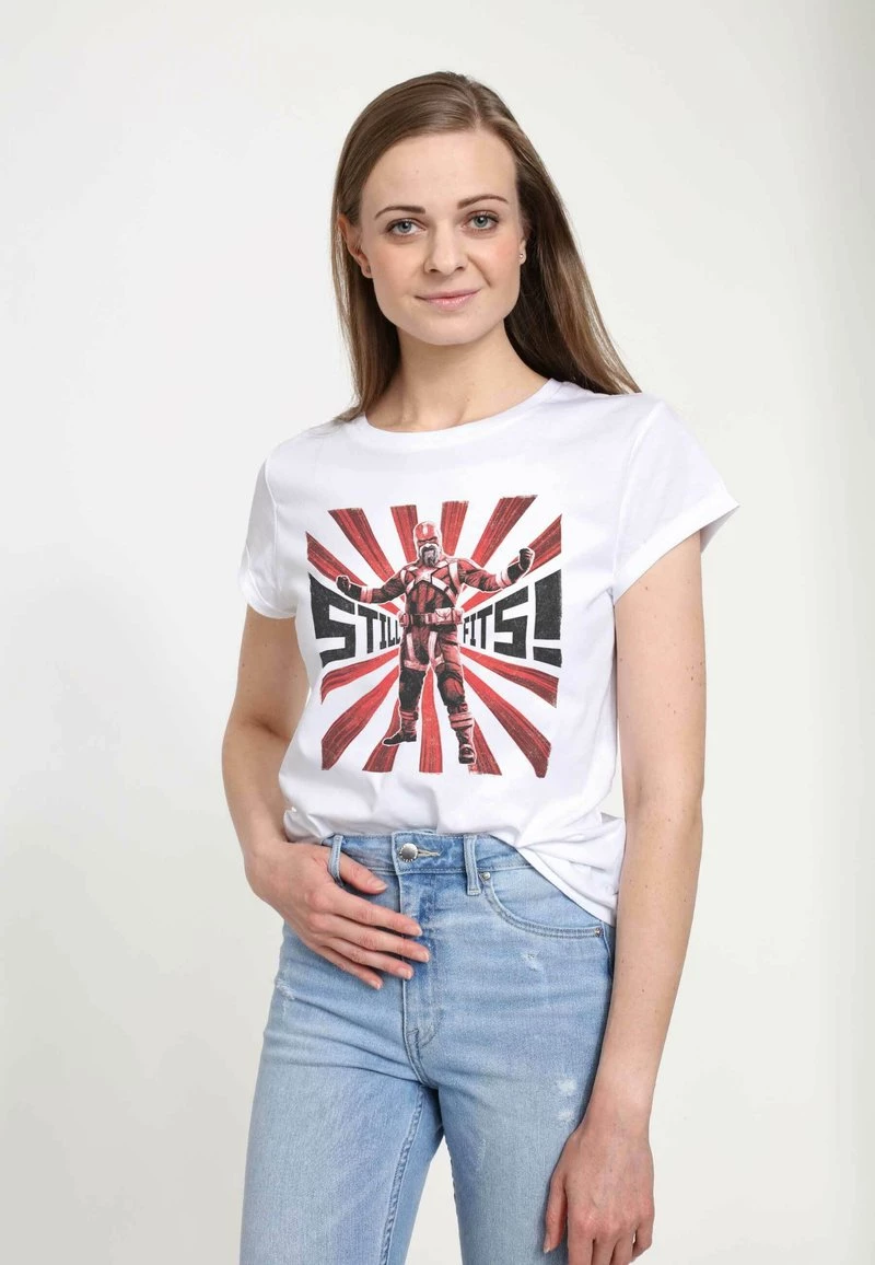 Henry Tiger Damen MARVEL BLACK WIDOW MOVIE - STILL FITS - T-Shirt Print - White 3 Henry Tiger Damen MARVEL BLACK WIDOW MOVIE - STILL FITS - T-Shirt Print - White – Bild 3