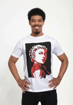 Henry Tiger MARVEL UNISEX YELENA PORTRAIT - T-Shirt Print - White