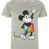 Henry Tiger DISNEY CLASSICS TIE DYE MICKEY STROKED - T-Shirt Print - Melange Grey | Unisex