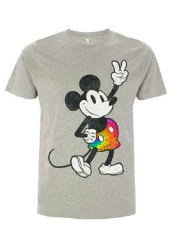 Henry Tiger DISNEY CLASSICS TIE DYE MICKEY STROKED - T-Shirt Print - Melange Grey | Unisex
