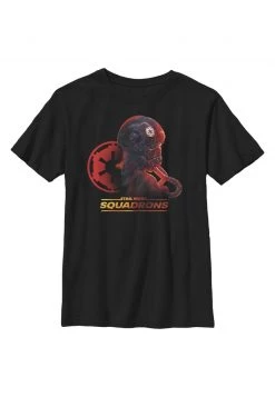 Henry Tiger Unisex STAR WARS IMPERIAL PILOT - T-Shirt Print - Black