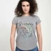 Henry Tiger Damen DISNEY THE LITTLE MERMAID - DREAMER - T-Shirt Print - Melange Grey