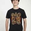 Henry Tiger DISNEY CLASSICS UNISEX GROUP CIRCLE KINGDOME - T-Shirt Print - Black