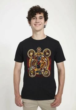 Henry Tiger DISNEY CLASSICS UNISEX GROUP CIRCLE KINGDOME - T-Shirt Print - Black