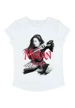 Henry Tiger DISNEY MULAN: LIVE ACTION - FIGHTING STANCE - T-Shirt Print - White | Damen -Günstiges Henry Tiger Geschäft 05c91806a1024fe4ad3f545ebd0a2bef