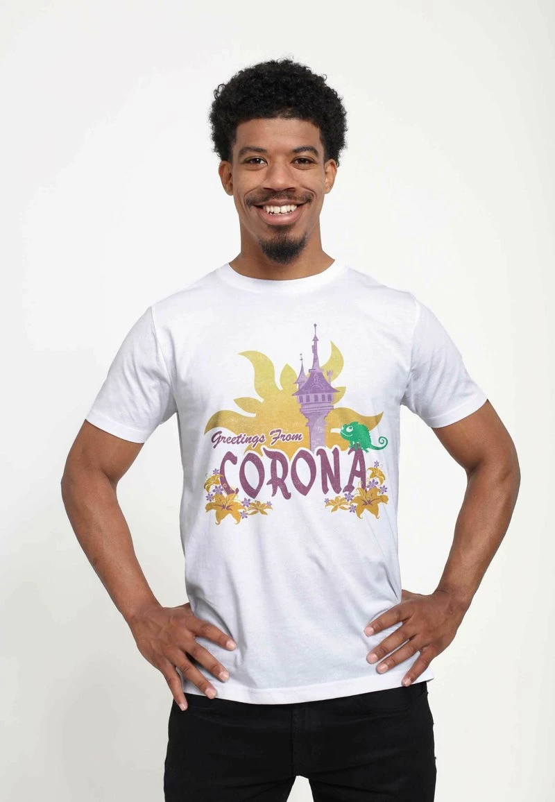 Henry Tiger DISNEY TANGLED - CORONA DESTINATION - T-Shirt Print - White | Unisex 3 Henry Tiger DISNEY TANGLED - CORONA DESTINATION - T-Shirt Print - White | Unisex – Bild 3