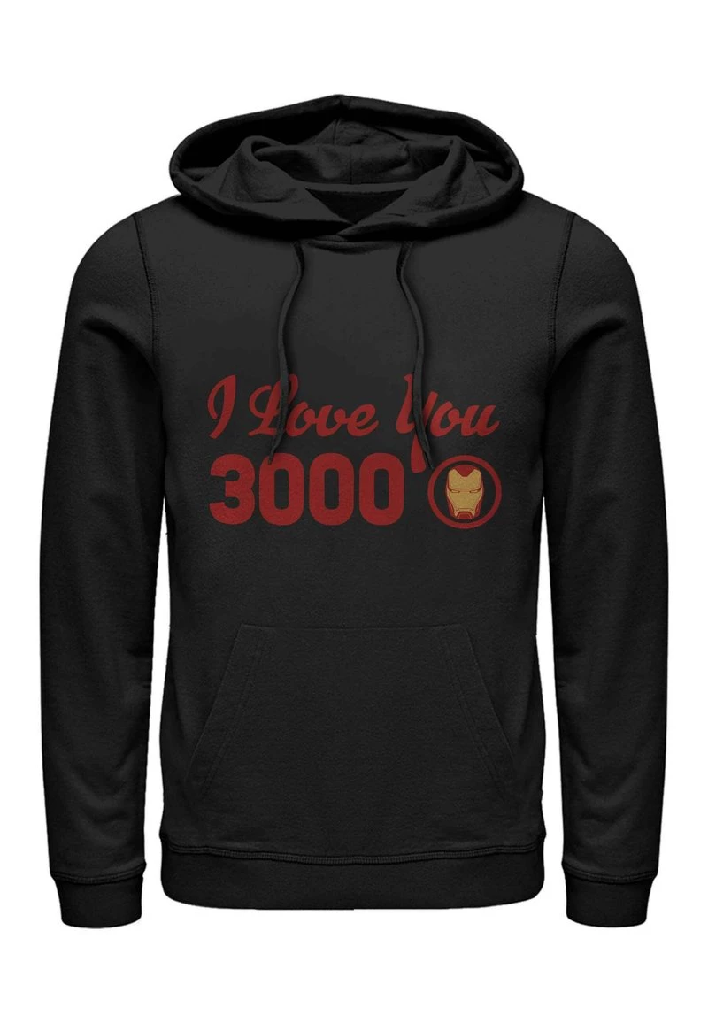 Henry Tiger Unisex MARVEL I LOVE YOU ICON - Kapuzenpullover - Black 1 Henry Tiger Unisex MARVEL I LOVE YOU ICON - Kapuzenpullover - Black