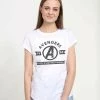 Henry Tiger Damen MARVEL AVENGERS CLASSIC - AVENGERS FLAG ICON - T-Shirt Print - White