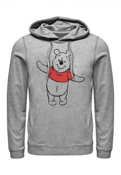 Henry Tiger DISNEY CLASSICS UNISEX BASIC SKETCH POOH HOODIE - Kapuzenpullover - Melange Grey