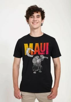 Henry Tiger DISNEY MAUI UNISEX - T-Shirt Print - Black