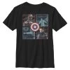 Henry Tiger Unisex MARVEL HERO BOX UP - T-Shirt Print - Black