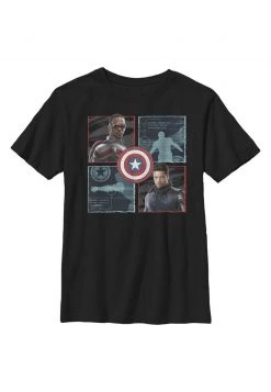 Henry Tiger Unisex MARVEL HERO BOX UP - T-Shirt Print - Black