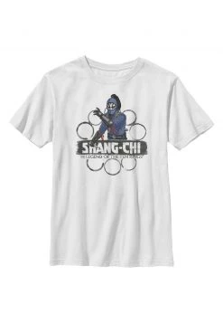 Henry Tiger Unisex MARVEL KIDS RINGS OF A DEALER - T-Shirt Print - White