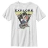 Henry Tiger Unisex DISNEY CLASSICS EXPLORE MICKEY TRAVEL - T-Shirt Print - White