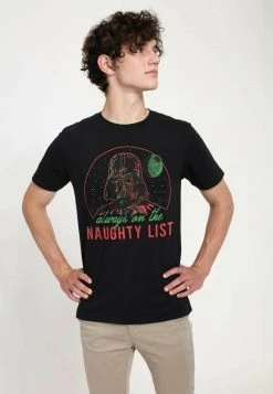 Henry Tiger STAR WARS UNISEX NAUGHTY LIST - T-Shirt Print - Black