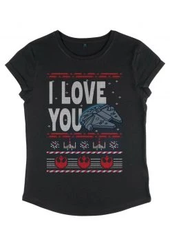Henry Tiger STAR WARS UGLY LOVE - T-Shirt Print - Black | Damen -Günstiges Henry Tiger Geschäft 077ef95507f244b3b23ee71baa9243b4