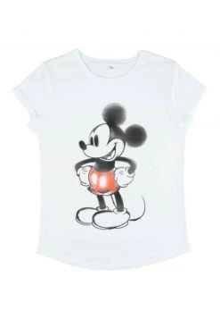 Henry Tiger Damen DISNEY CLASSICS MICKEY CLASSIC - MICKEY WATERY - T-Shirt Print - White -Günstiges Henry Tiger Geschäft 07d6339c1ae3443caab08b33a8888596
