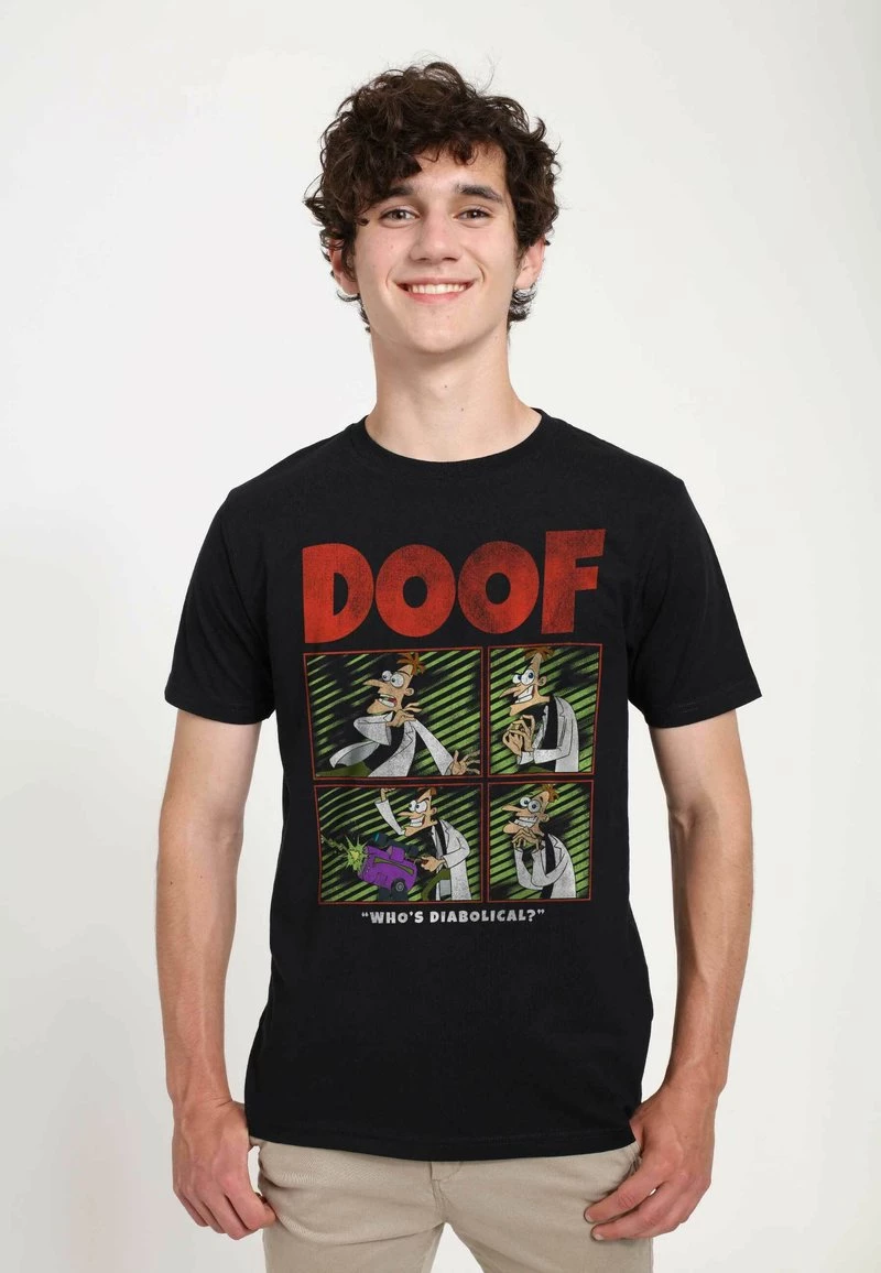 Henry Tiger DISNEY CLASSICS UNISEX DOOF - T-Shirt Print - Black 1 Henry Tiger DISNEY CLASSICS UNISEX DOOF - T-Shirt Print - Black