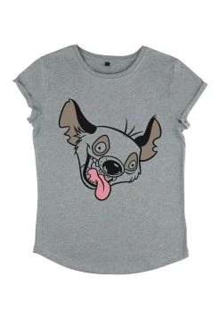 Henry Tiger Damen DISNEY THE LION KING - HYENA BIG FACE - T-Shirt Print - Melange Grey -Günstiges Henry Tiger Geschäft 091339390dba46b0a8e9d1266a2af430