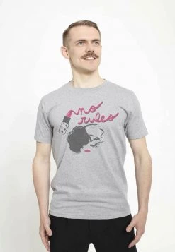 Henry Tiger DISNEY CLASSICS UNISEX NO RULES - T-Shirt Print - Melange Grey