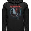 Henry Tiger Unisex MARVEL DEADPOOL ON UNICORN - Kapuzenpullover - Black