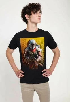 Henry Tiger Unisex STAR WARS: THE MANDALORIAN - SOLO MARSHAL - T-Shirt Print - Black -Günstiges Henry Tiger Geschäft 0b1cd5d1e2c04e4e8578d3db5bb2973e