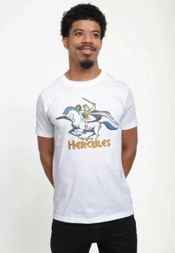 Henry Tiger Unisex PIXAR HERCULES - WOODCUT HERC - T-Shirt Print - White -Günstiges Henry Tiger Geschäft 0b427a2ebbcf4b83828412edea13f0b3