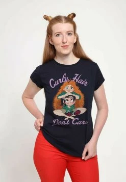 Henry Tiger DISNEY CURLY MERIDA - T-Shirt Print - Navy Blue | Damen -Günstiges Henry Tiger Geschäft 0b6522e18dcd43a88dc96410b3d92f8f