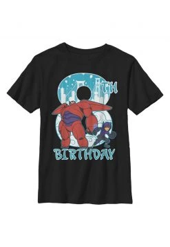 Henry Tiger Unisex DISNEY BAYMAX YEARS - T-Shirt Print - Black