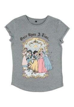 Henry Tiger Damen DISNEY PRINCESSES - VINTAGE PRINCESS GROUP - T-Shirt Print - Melange Grey -Günstiges Henry Tiger Geschäft 0ca4ae568ed24aa5a34b2e948841be10