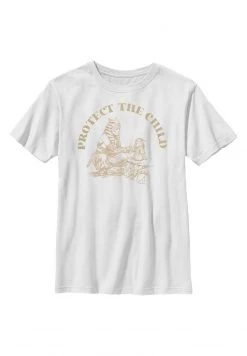 Henry Tiger Unisex PROTECT THE CHILD - T-Shirt Print - White