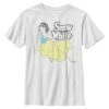 Henry Tiger DISNEY GRUNGEY SNOW - T-Shirt Print - White | Unisex