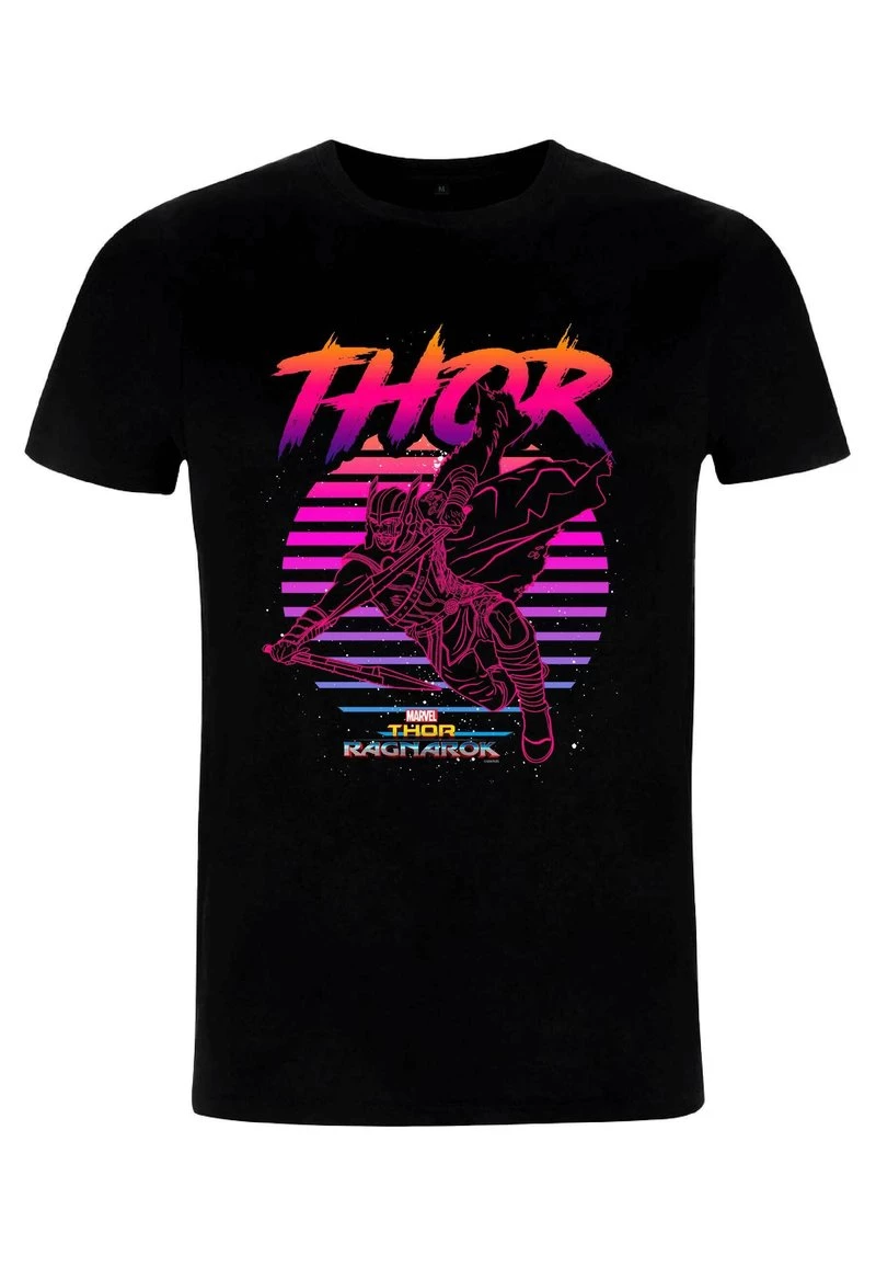 Henry Tiger Unisex MARVEL THOR RAGNAROK - 80S THOR - T-Shirt Print - Black 4 Henry Tiger Unisex MARVEL THOR RAGNAROK - 80S THOR - T-Shirt Print - Black – Bild 4