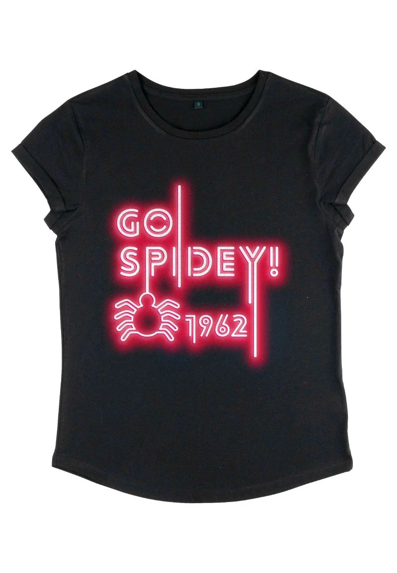 Henry Tiger Damen MARVEL SPIDER-MAN CLASSIC - GO SPIDEY - T-Shirt Print - Black 3 Henry Tiger Damen MARVEL SPIDER-MAN CLASSIC - GO SPIDEY - T-Shirt Print - Black – Bild 3