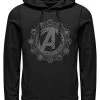 Henry Tiger Unisex MARVEL AVENGER EMBLEMS - Kapuzenpullover - Black