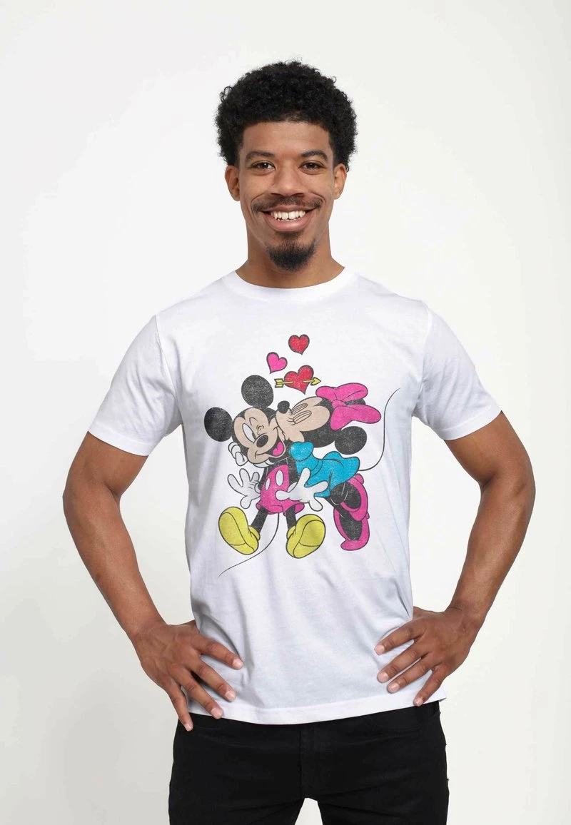 Henry Tiger Unisex DISNEY CLASSICS MICKEY CLASSIC - MICKEY MINNIE LOVE - T-Shirt Print - White 1 Henry Tiger Unisex DISNEY CLASSICS MICKEY CLASSIC - MICKEY MINNIE LOVE - T-Shirt Print - White