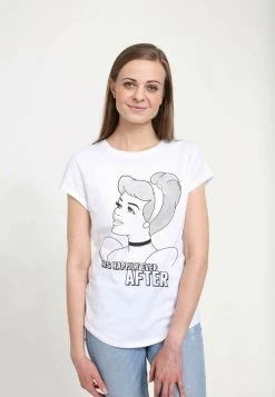 Henry Tiger DISNEY ROMANTIC CINDY - T-Shirt Print - White | Damen